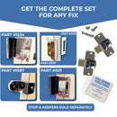 Accurate Chrome Finish, Surface Mount Slide Latch - ADA Compliant - 40-8512899