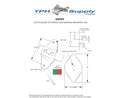 Surface Mount Slide Latch With Indicator - For 3/4", 7/8" or 1" Door - ADA Compliant - 45059