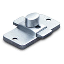 Chrome Plated Satin Finish, Surface Mount Slide Latch - ADA Compliant - 9869