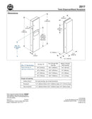 Towel Dispenser/Waste Receptacle, Recessed - Bradley-2017-000000