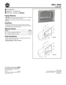 Soap Dish, Satin SS, Recessed - Bradley-9403-000000