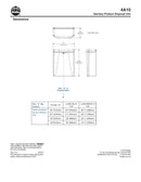 Diplomat Series - Napkin Disposal, 1.5 Gal,Surf Mount - Bradley - 4A10-110000