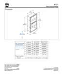 Toilet Tissue Dispenser, Recessed, Dual - Bradley - 5127-000000