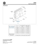 Toilet Tissue Dispenser, Partition, Dual - Bradley - 5422-000000