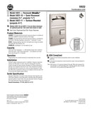 Combination Seat Cover, Toilet Tissue Dispenser and Waste Recessed - Bradley - 5922-000000