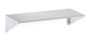 Stainless Steel Shelf with Integral End Brackets, 8" Depth x 24" Length - Bradley - 758-24