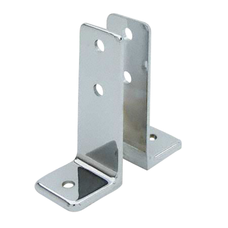 Stamped Stainless Steel, Angle L Bracket - Set of 4 - 0132