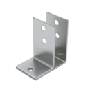 Stamped Stainless Steel, One Ear Urinal Screen Bracket For 3/4" Material - 0169