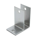 Stamped Stainless Steel, One Ear 1" Wall Bracket - 0176