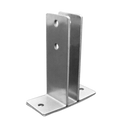 Stamped Stainless Steel, X-Heavy 2 Ear Urinal Screen Bracket For 1/2" Material - 0430