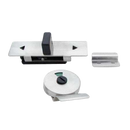Toilet Partition Door, Stamped Stainless Steel Slide Latch With Keeper And Indicator - ADA Compliant - 0606