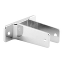 Restroom Partition Chrome Plated, X- High Wall Bracket To Accept 1-1/4" Partition Material - 1130