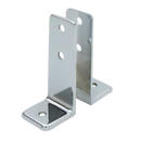 Chrome Plated Zamac, X-High Angle L Bracket 2 Pieces - 1132