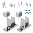 Chrome Plated Zamac, 2 Ear, Panel Pack for 1-1/4" Material - 11504