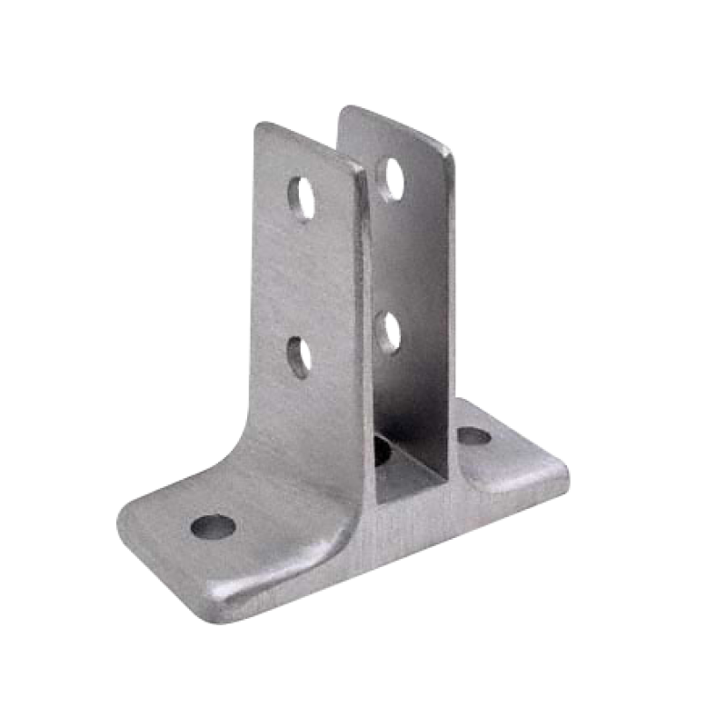 Cast Stainless Steel Urinal Screen Bracket for 1/2" Material - 4148