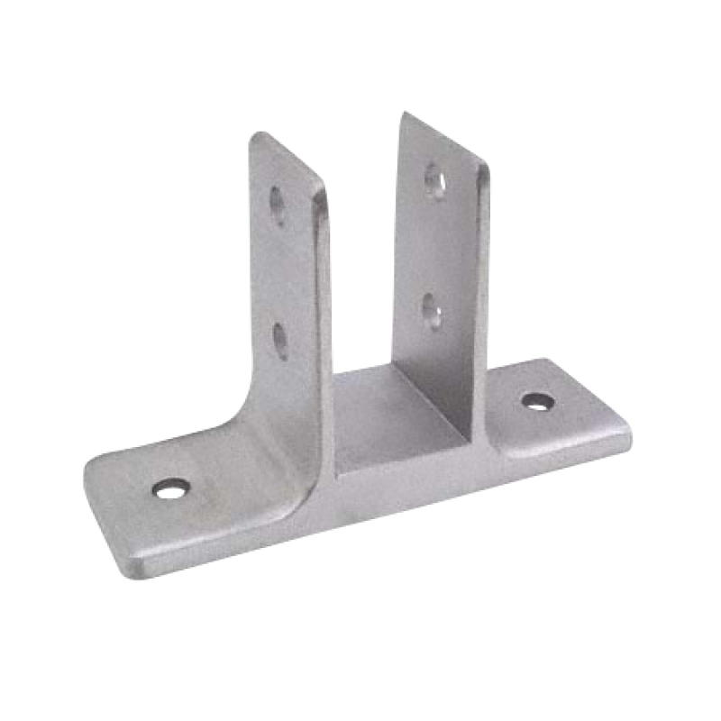 Bathroom Partition Two Ear Cast Stainless Steel Urinal Screen Bracket For 3/4" - 4159