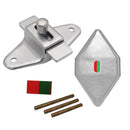 Surface Mount Slide Latch With Indicator - For 3/4", 7/8" or 1" Door - ADA Compliant - 45059