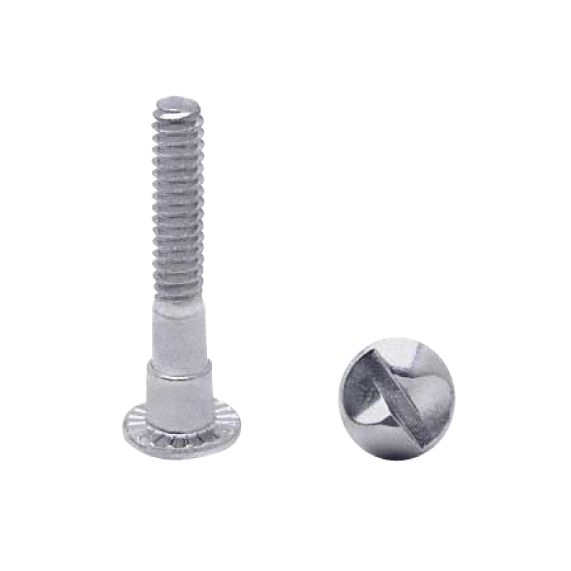 Chrome Plated One Way, Rd Hd Shoulder Screw, 100 Pack   4982