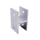 Extruded Aluminum Wall H Bracket For 1" Material- Set of 2 - 5172