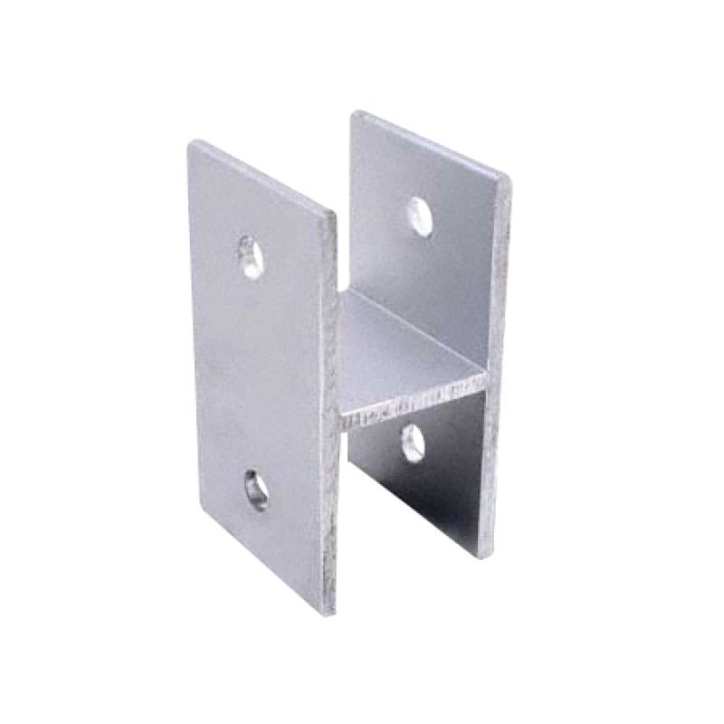 Extruded Aluminum Wall H Bracket For 1" Material- Set of 2 - 5172