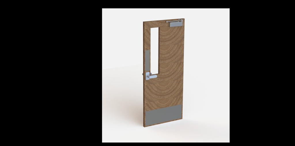 Stainless Steel Door Kick Plate 12