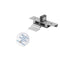 Toilet Stall Door, Stamped Stainless Steel Slide Latch With Keeper - ADA Compliant - 0604