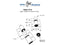 Stainless Steel Satin, Surface Mounted Door Hinge Set of 2 - 0719