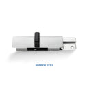 Surface Mount Slide Latch With Keeper Bobrick Style, Stainless Steel - ADA Compliant - 0909