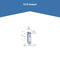 FIX-IT-KIT - Bathroom Partition Door Converts Concealed Latch Operation To Slide Latch Operation Inswing - Round Edge - 111168