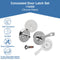 Chrome Plated, Handicap Concealed Latch Assembly With Center Screw - ADA Compliant -116350