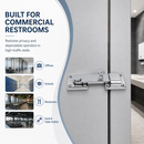 Commercial Restroom Door Throw Latch & Keeper, Chrome Plated Brass, Surface Mount Bathroom Stall Privacy Lock, Heavy Duty - 2570