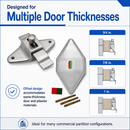 Surface Mount Slide Latch Offset With Indicator - ADA Compliant - 1", 7/8", 3/4" Door 45065