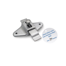 Cast Stainless Steel, Satin Finish, Surface Mounted Slide Latch, Offset Bar - 4506