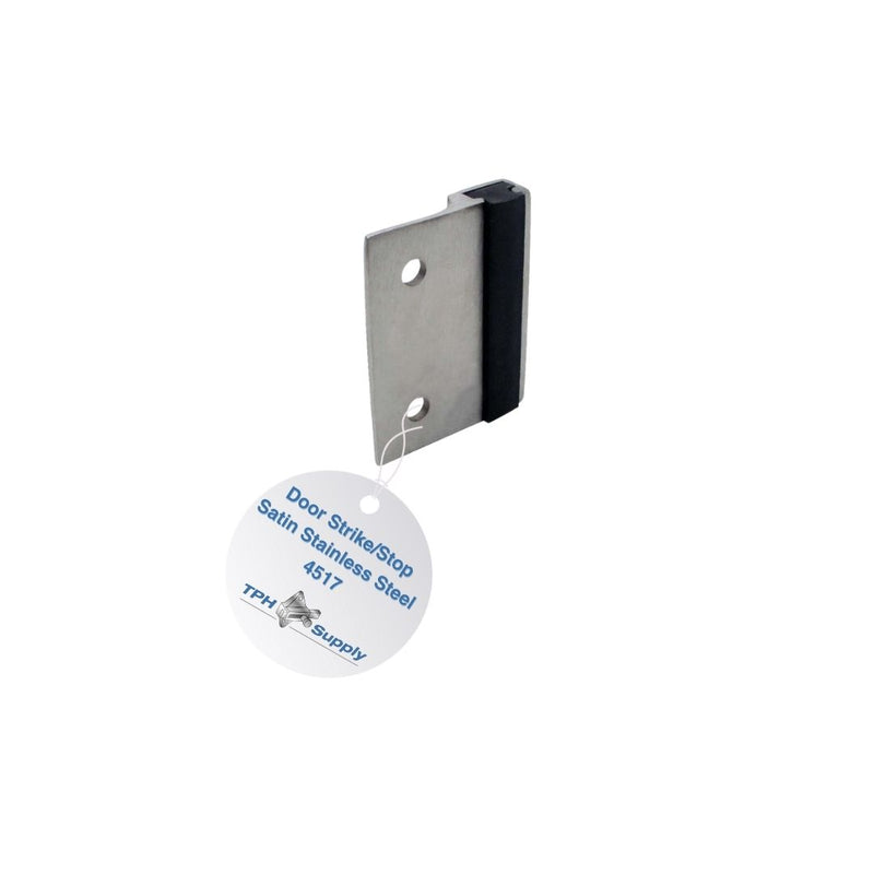 Cast Stainless Steel, Satin Finish, Universal In Or Outswing Stop - 4517