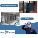 FIX-IT-KIT - Bathroom Partition Door Converts Concealed Latch Operation To Slide Latch Operation Inswing - Round Edge - 111168