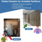 Toilet Compartment, Stainless Steel, Pilaster Support Bracket To Accept 1" Bathroom Stall Material - 013502