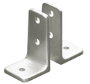 Toilet Partition L Bracket – Cast Stainless Steel, 2-Pack - 4186