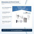 FIX-IT-KIT - Bathroom Partition Door Converts Concealed Latch Operation To Slide Latch Operation Inswing - Round Edge - 111168