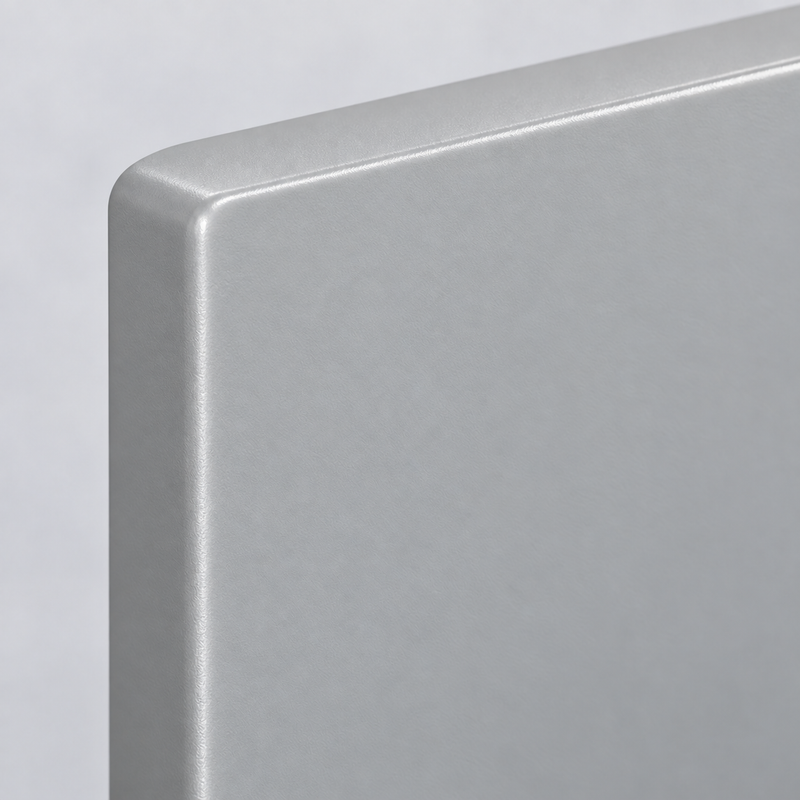 Powder coated steel commercial restroom partition