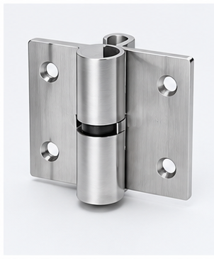 Commercial restroom partition hinge
