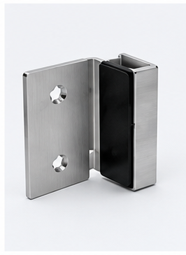 Commercial restroom partition hardware