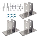 Stamped Stainless Steel, Urinal Screen Pack of 3 For 7/8" Material - 01542