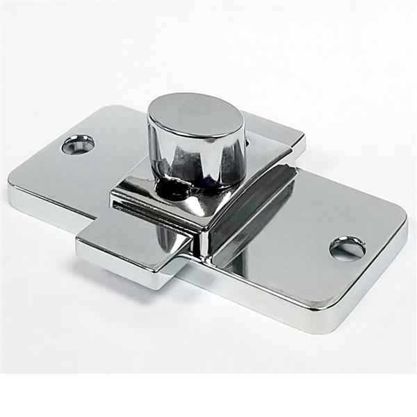 Accurate Chrome Finish, Surface Mount Slide Latch - Set of 2 - 40-8512899