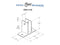 Extruded Aluminum Two Ear Wall Bracket For 1/2" Material - 5156