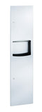 Towel Dispenser/Waste Receptacle, 3.3 Gal, Recessed - Bradley-2027-000000