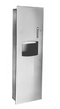 Towel Dispenser/Waste Receptacle, 10.5 Gal, Recessed - Bradley-2277-000000