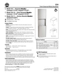 Towel Dispenser/Waste Receptacle, 12 Gal, Semi-Recessed - Bradley-234-100000