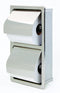 Toilet Tissue Dispenser, Recessed, Dual - Bradley - 5127-000000