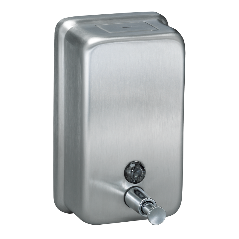 Stainless Steel, Surface Mount Vertical Soap Dispenser - Bradley-6562