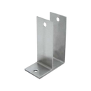 Stamped Stainless Steel, One Ear X-High 3/4" Wall Bracket - 0125